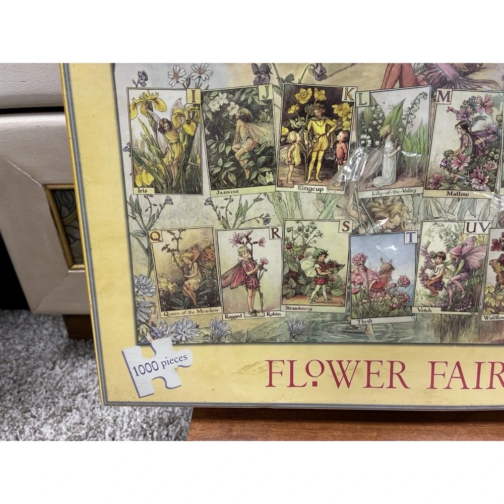 Set Of 3 Vintage Sealed Flower Fairies Jigsaw‎ Puzzles By Cicely Mary Barker